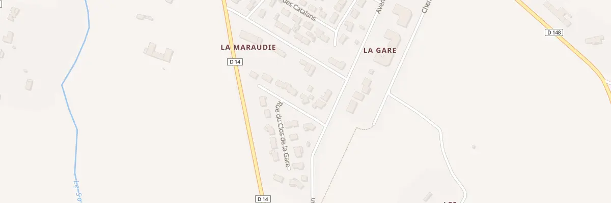 Plan du 17 Rue du Clos de la Gare à Soual