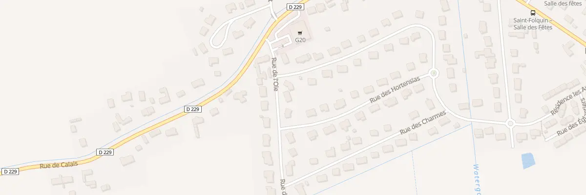 Plan du 19 Rue de l’Oie à Saint-Folquin