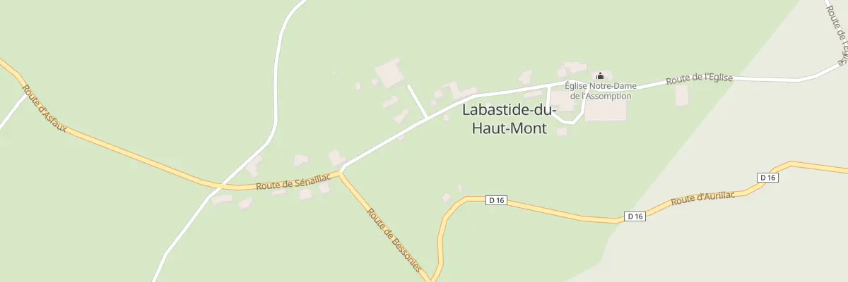 Plan du 5007A Labastide à Labastide-du-Haut-Mont