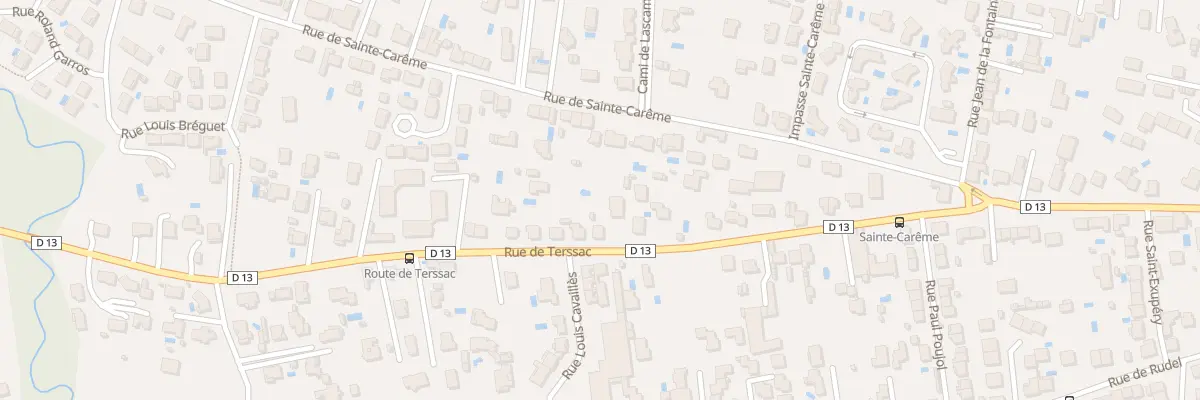 Plan du 124 Rue de Terssac à Albi