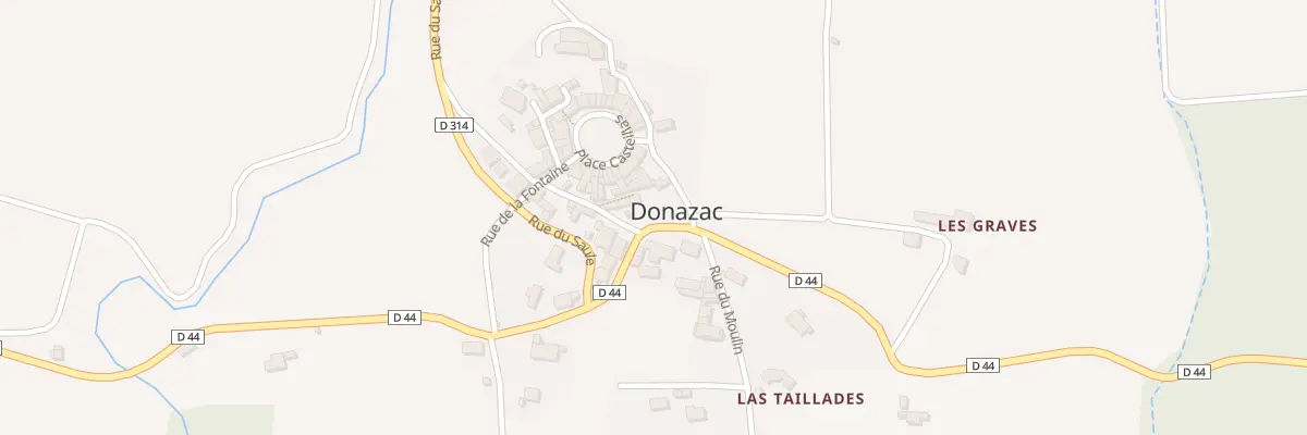 Plan du 2 Rte des Sources à Donazac