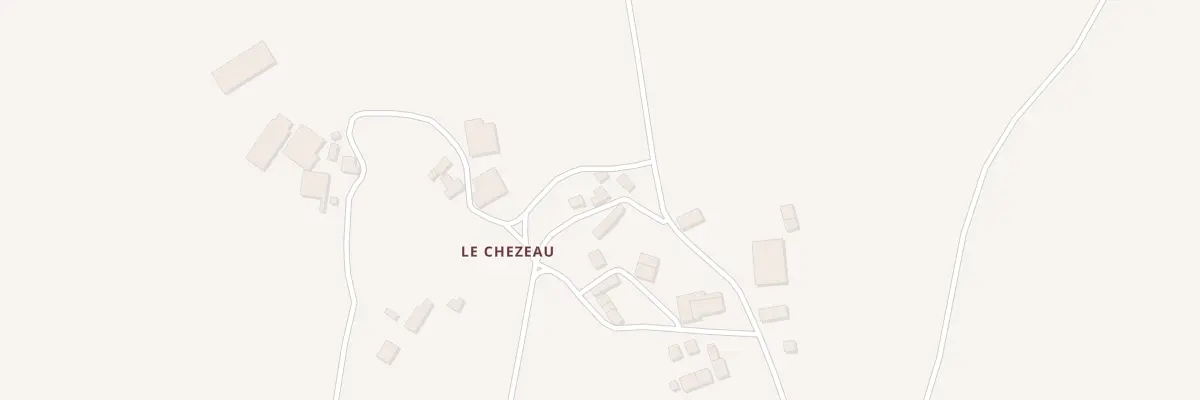 Plan du 5145 Le Chezeau à Vijon