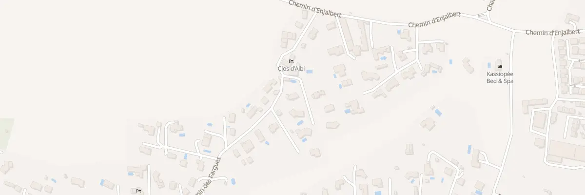 Plan du 57 Che des Fargues à Lamillarié