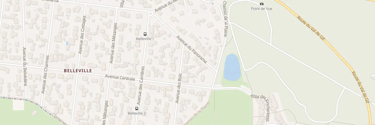 Plan du 1B Av des Bois à Gif-sur-Yvette