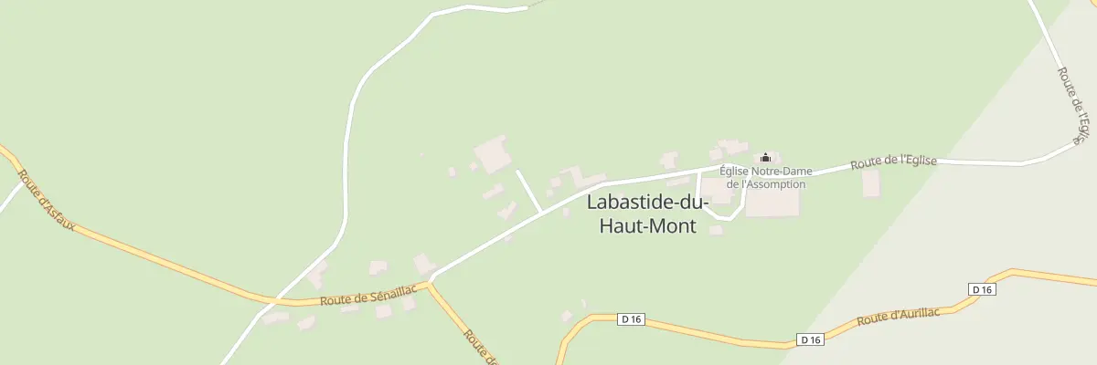 Plan du 7756F Labastide à Labastide-du-Haut-Mont