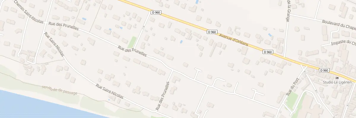 Plan du 23 Rue des Prunelles à Saint-Denis-de-l’Hôtel