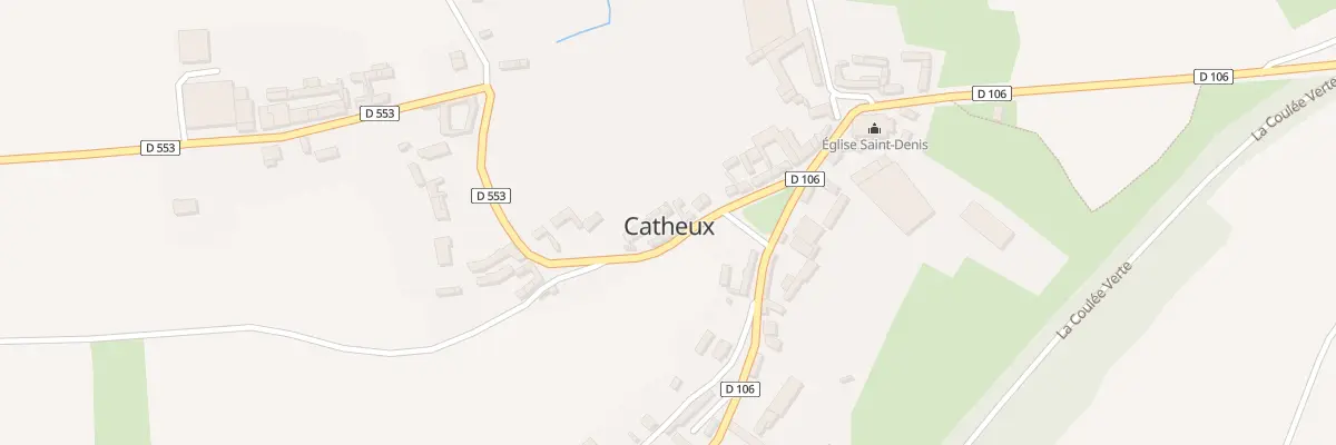 Plan du 6 Rue de Choqueuse à Catheux