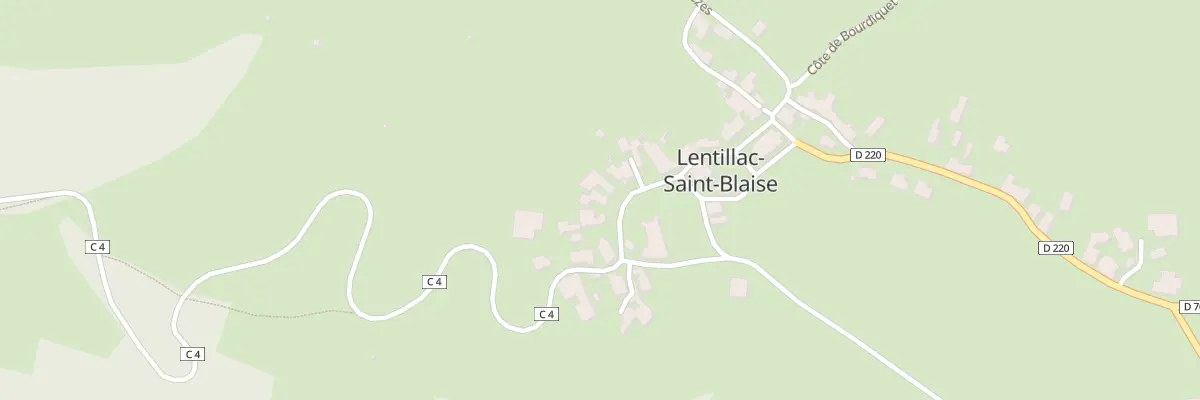 Plan du 5032 Lentillac à Lentillac-Saint-Blaise