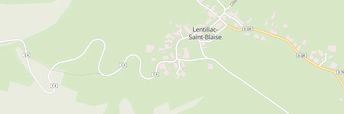 Plan du 5036 Lentillac à Lentillac-Saint-Blaise