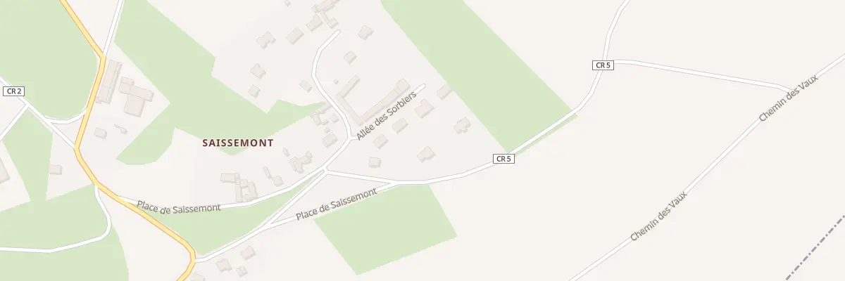 Plan du 7 All des Sorbiers à Saisseval