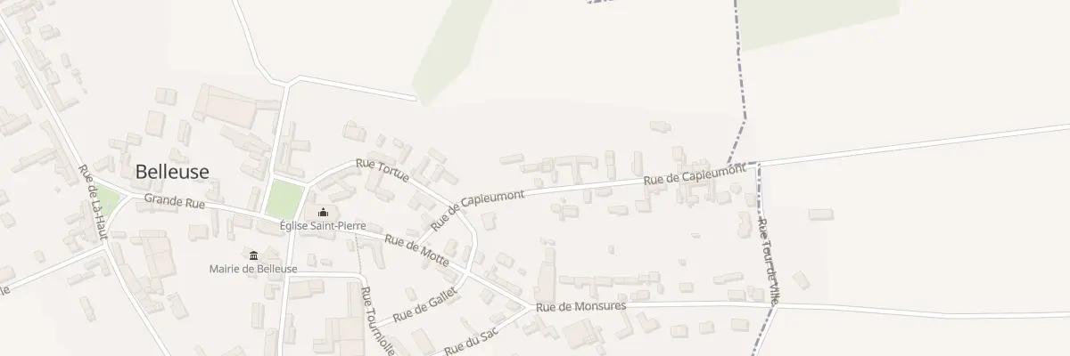 Plan du 5 Rue de Capieumont à Belleuse