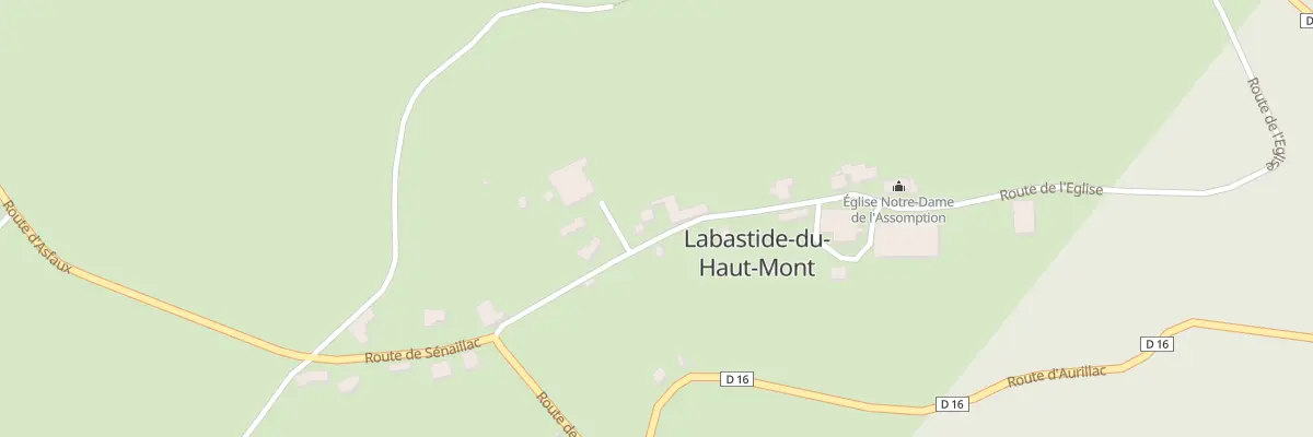 Plan du 5609F Labastide à Labastide-du-Haut-Mont