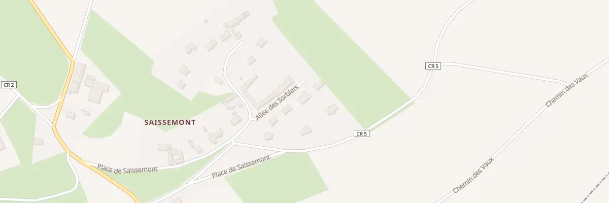 Plan du 3 All des Sorbiers à Saisseval