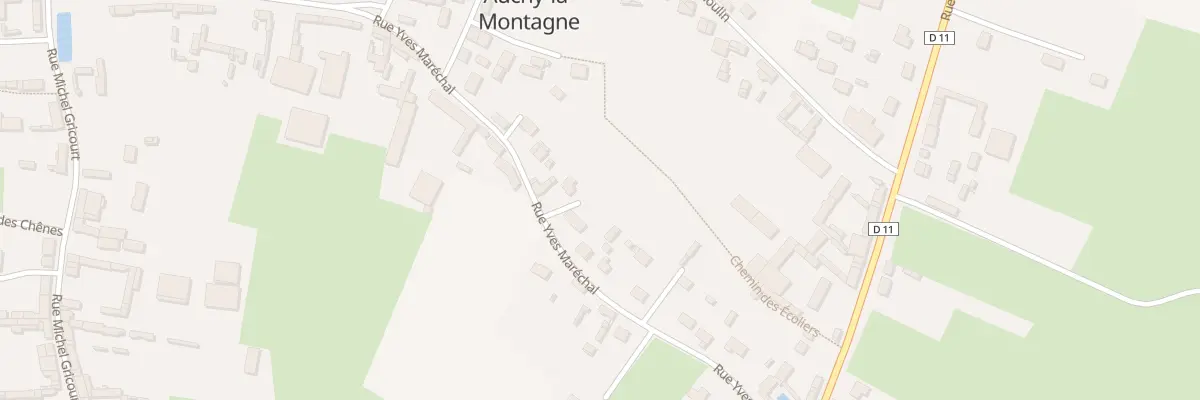 Plan du 24 Le Village Nord à Auchy-la-Montagne