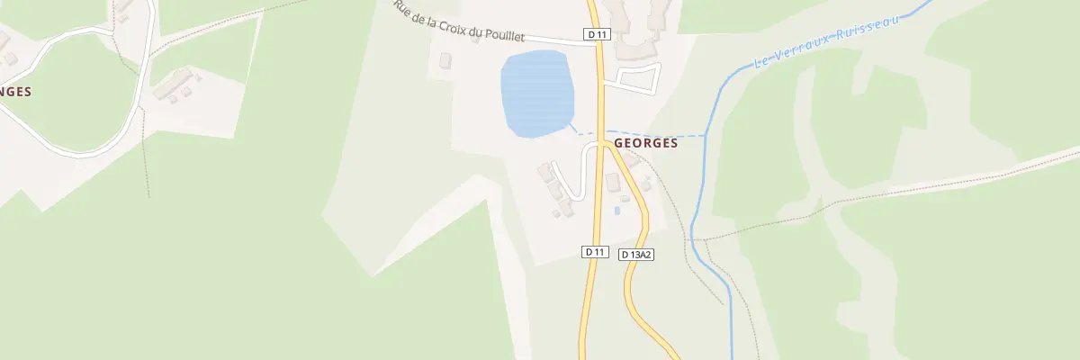 Plan du 3 Georges à Clugnat