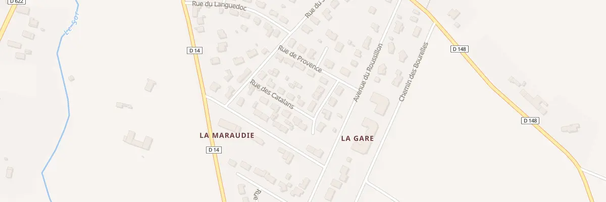 Plan du 8 Rue des Catalans à Soual