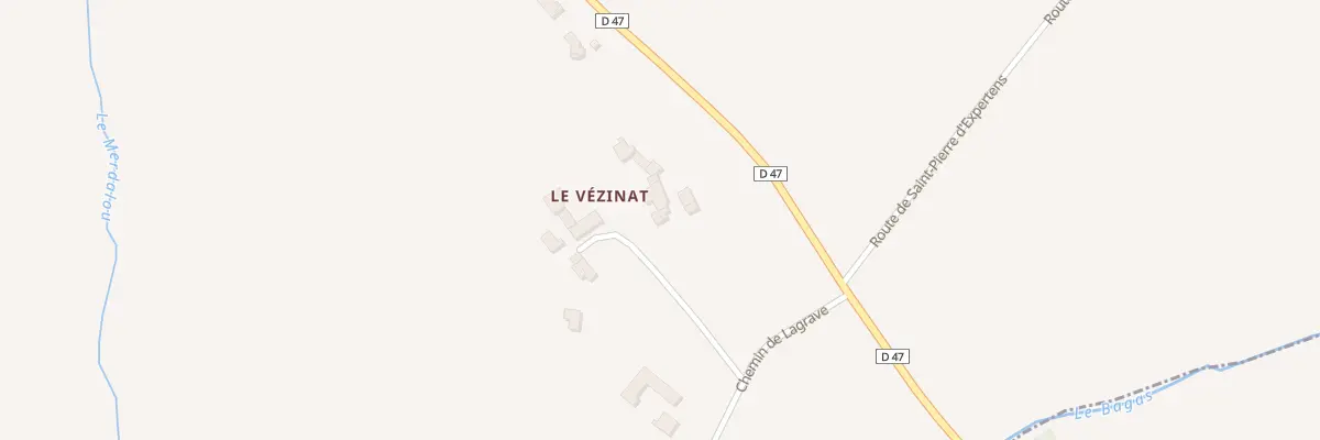 Plan du 6088 Le Vesinat à Lautrec