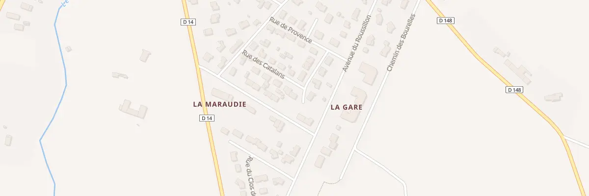 Plan du 9 Rue des Catalans à Campagnac