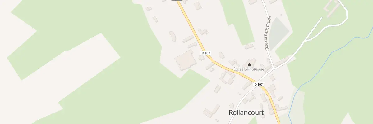 Plan du 7 Rue du Grand Croc à Rollancourt