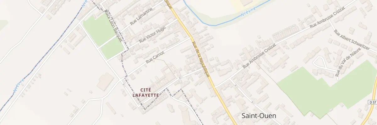 Plan du 21 Rue de la République à Saint-Ouen