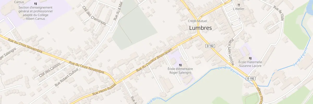 Plan du 32 Rue du Docteur Broncquart à Lumbres