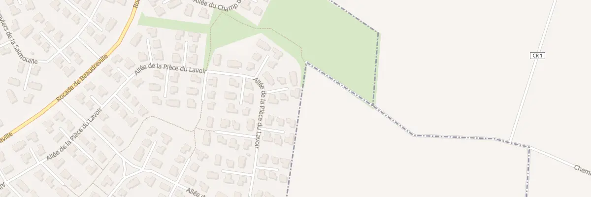 Plan du 170 All de la Pièce du Lavoir à Gif-sur-Yvette