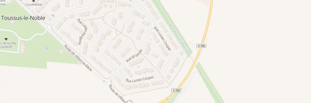 Plan du 24 Rue Lucien Coupet à Toussus-le-Noble