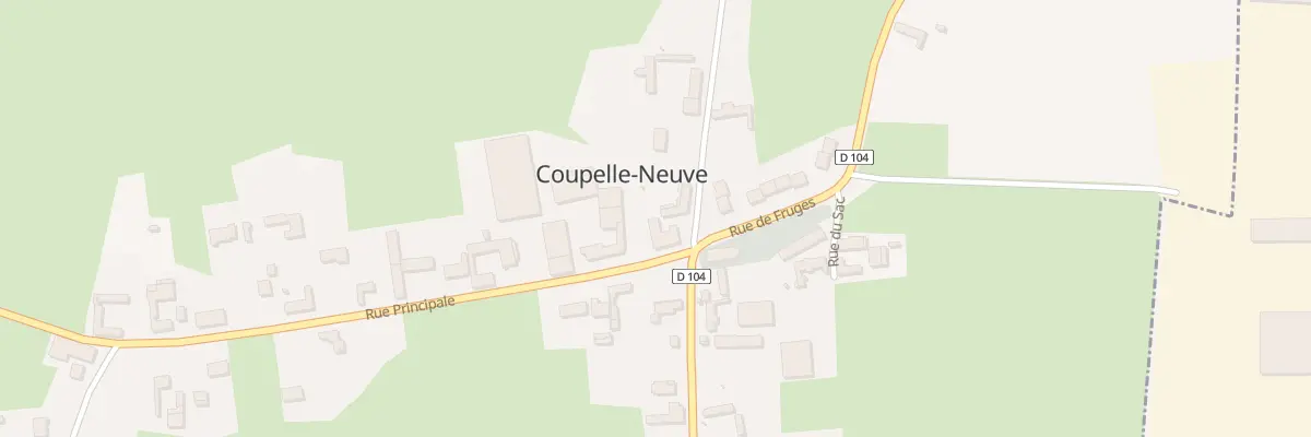 Plan du 2 Rue Principale à Coupelle-Neuve