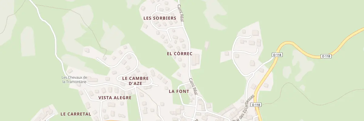 Plan du 3A Lot Lo Correc à La Llagonne