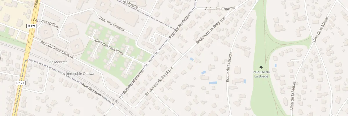 Plan du 88B Bd de Belgique au Vésinet