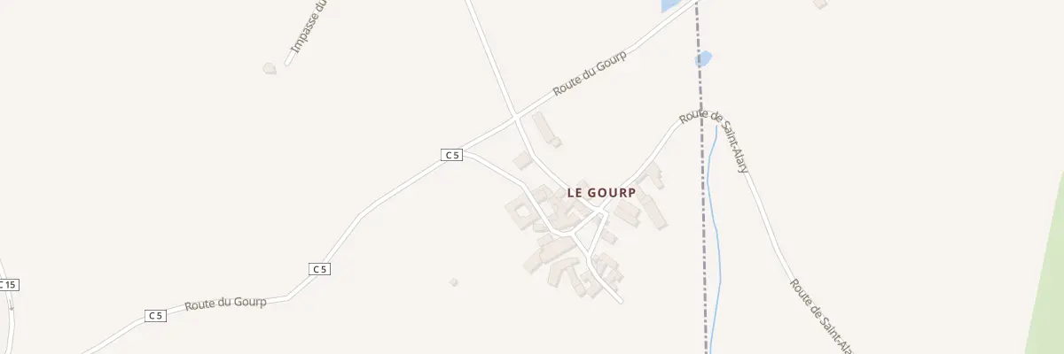Plan du 5371 Le Gourp à Montirat
