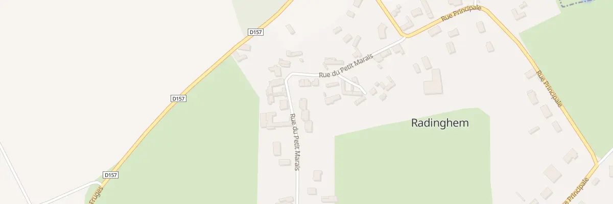 Plan du 25 Rue du Petit Marais à Radinghem