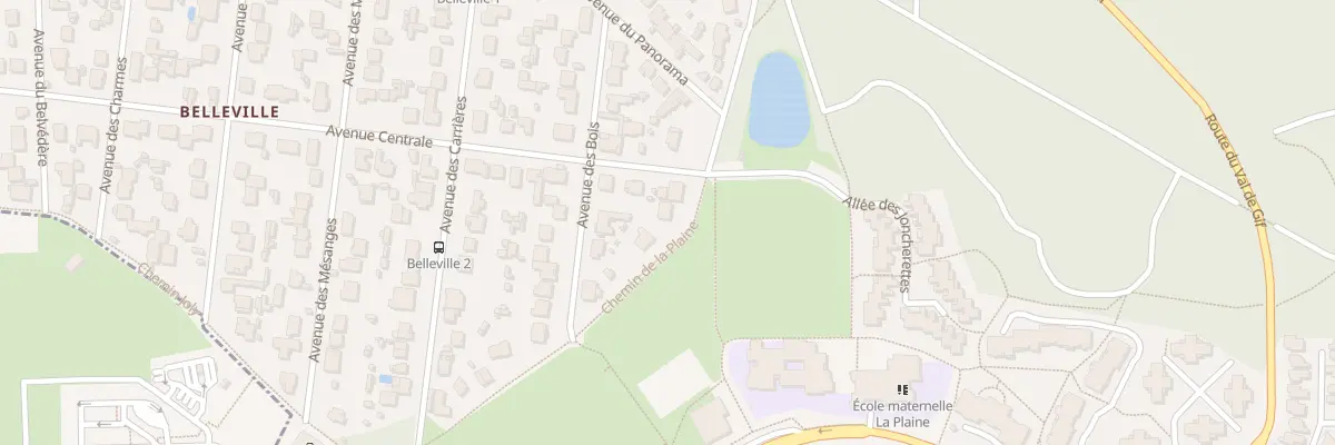 Plan du 28 Che de la Plaine de Belleville à Gif-sur-Yvette