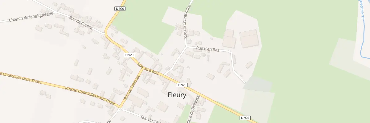 Plan du 3 Rue d’En Bas à Fleury