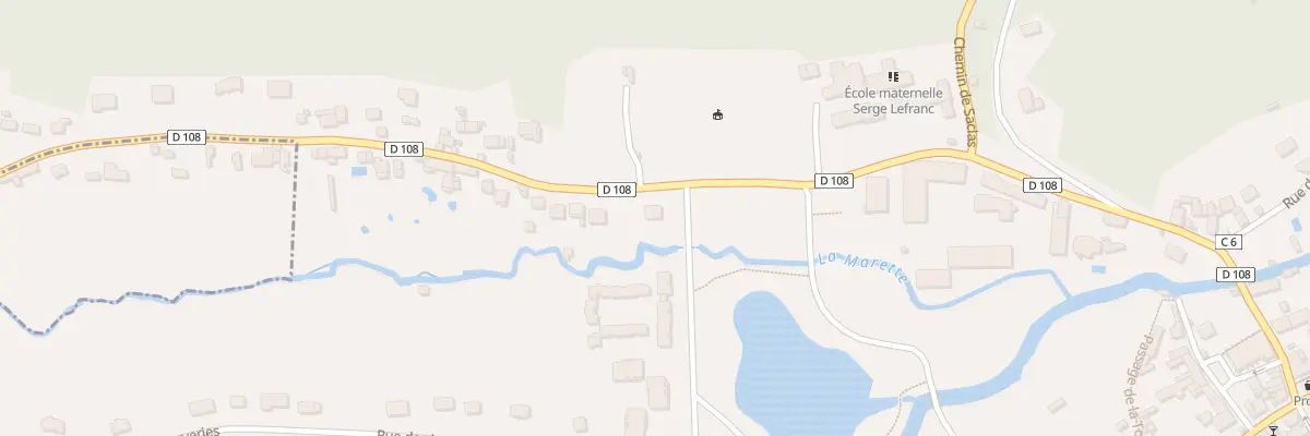 Plan du 1 Rue de la Libération à Saclas