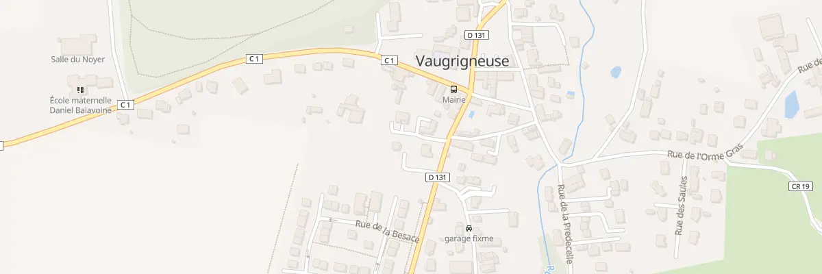 Plan du 6 Rue de la Fontaine à Vaugrigneuse