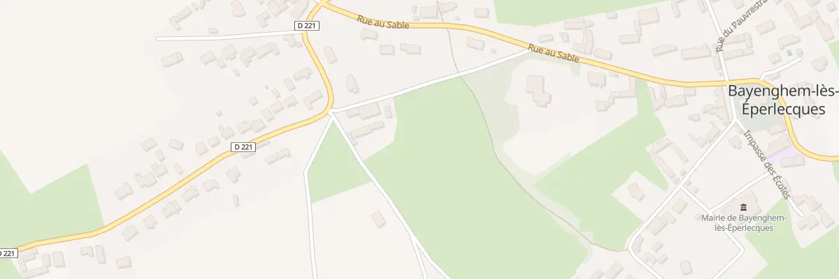 Plan du 5941 Rue de Monnecove à Bayenghem-lès-Éperlecques