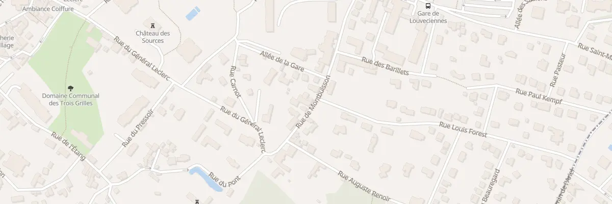 Plan du 9 Rue de Montbuisson à Louveciennes