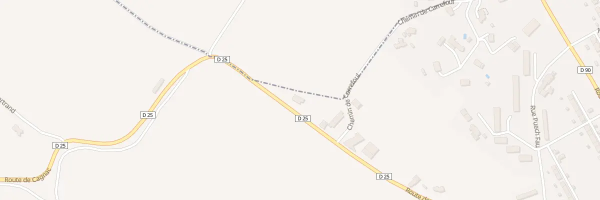 Plan du 82 Rte de Cagnac à Taïx