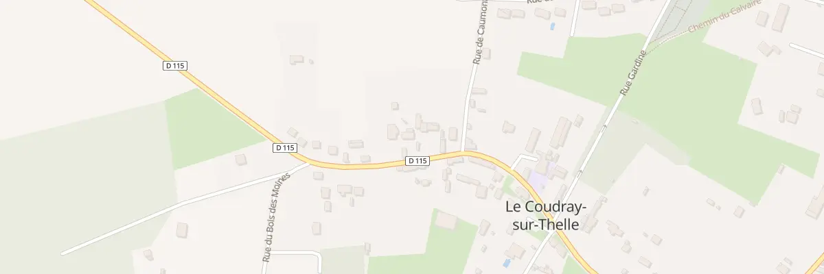 Plan du 6972 Rue Principale au Coudray-sur-Thelle