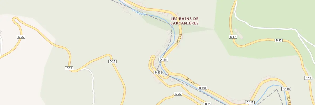 Plan du 59 Les Bains à Carcanières