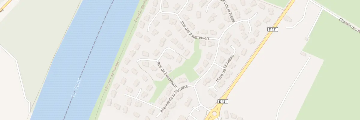 Plan du 8 Rue de Beaumont à Montesson