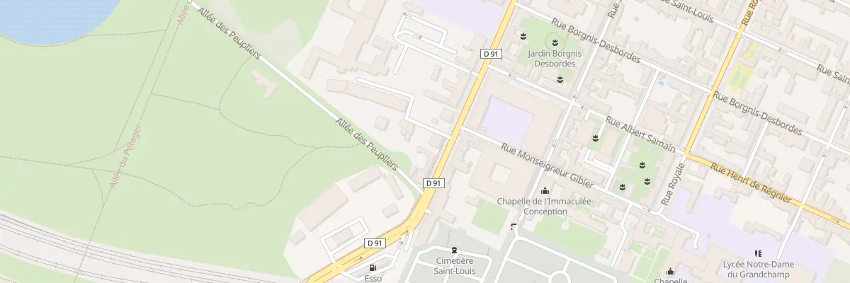 Plan du 34 Rue du Mal Joffre à Versailles
