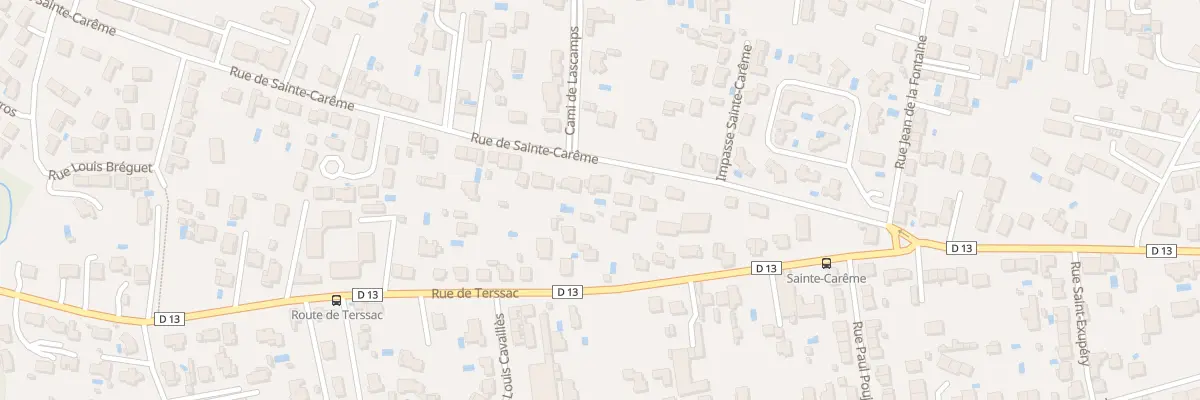 Plan du 32 Rue Sainte-Carême à Albi