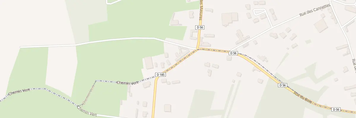 Plan du 38 Rue des Mazures à Prouville