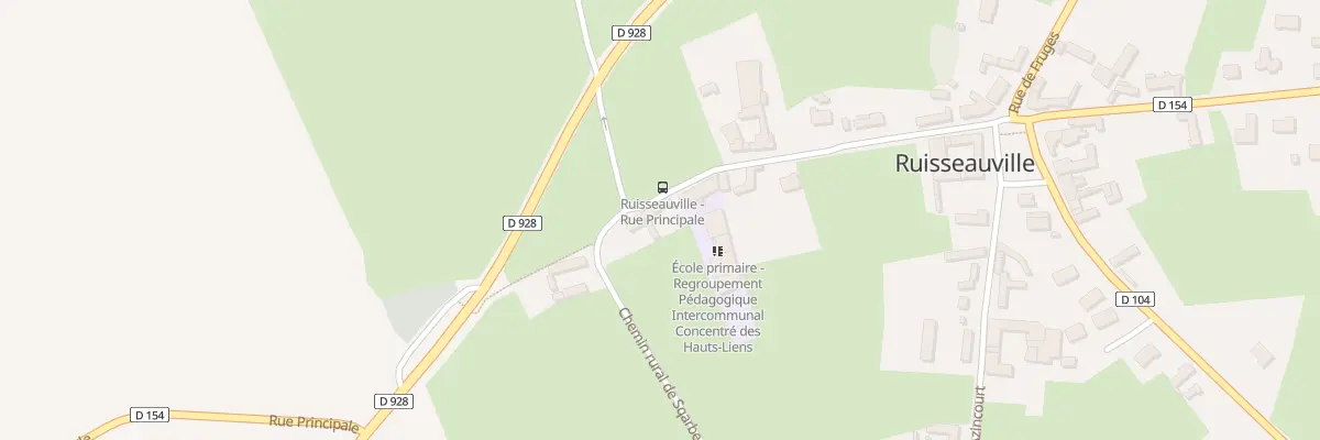 Plan du 11 Rue Principale à Ruisseauville