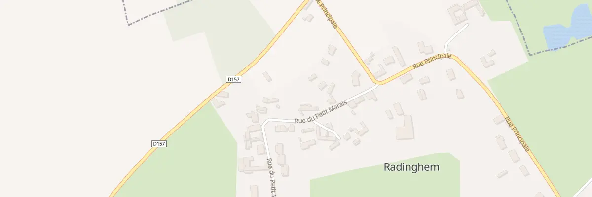 Plan du 8 Rue du Petit Marais à Radinghem