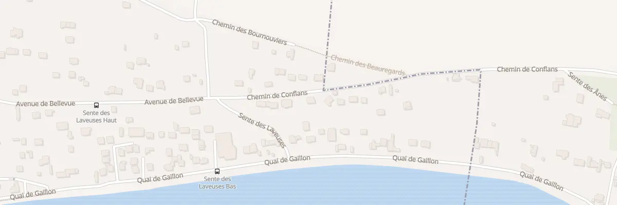 Plan du 160 Av de Bellevue à Conflans-Sainte-Honorine