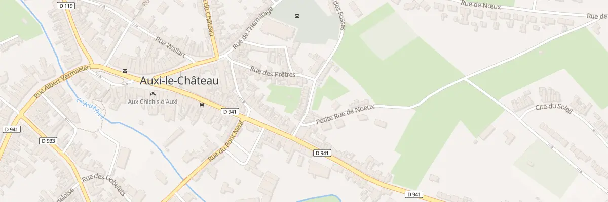 Plan du 11 Rue des Fosses à Auxi-le-Château