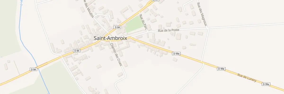 Plan du 4 Rue de Lunery à Saint-Ambroix